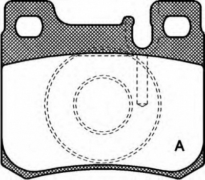 OPEN PARTS bpa015720 -  Комплект тормозных колодок, дисковый тормоз